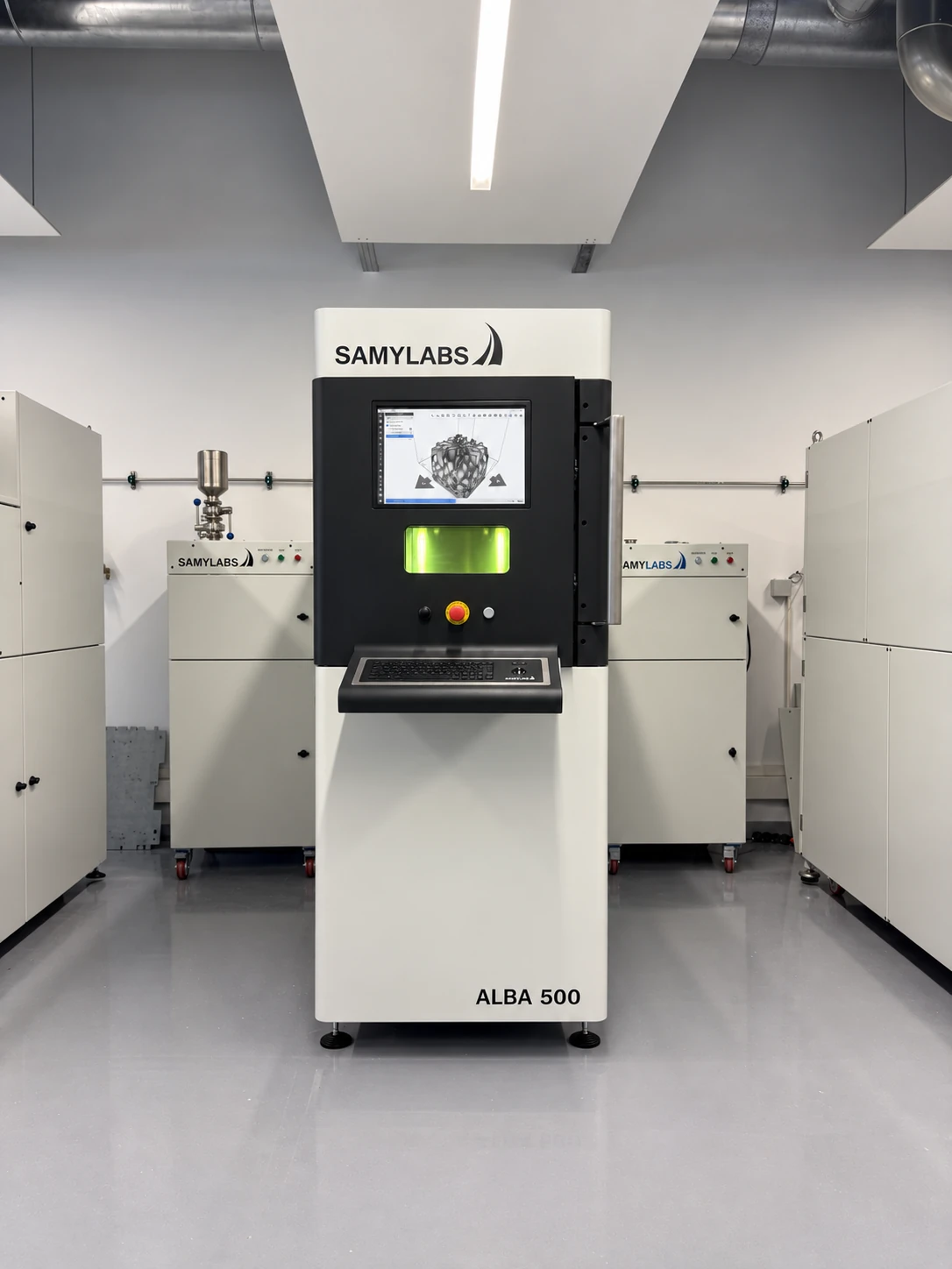 Impresora 3D de metal ALBA 500 instalada y en funcionamiento en un taller