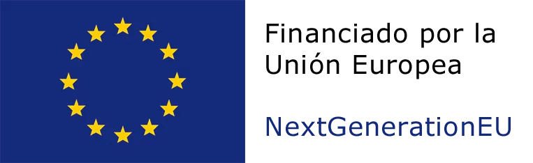 Emblema de la Unión Europea con la mención Financiado por la Unión Europea · NextGenerationEU